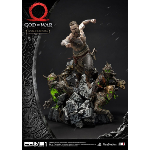 God of War (2018) Statue Baldur & Broods 62 cm